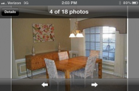 Venice, Florida Repaint Dining Room Before Picture