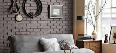 how to paint interior brick