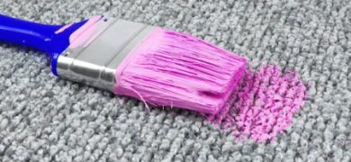 how to remove paint stains from carpet